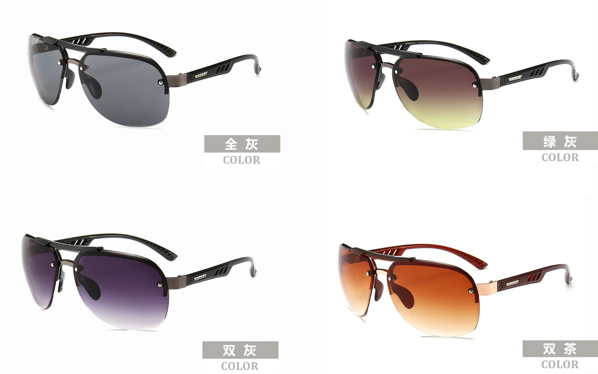Men Vintage pc Frame pilot Sunglasses Classic Brand Sun glasses Coating Lens Driving Eyewear For Men Women For male female
