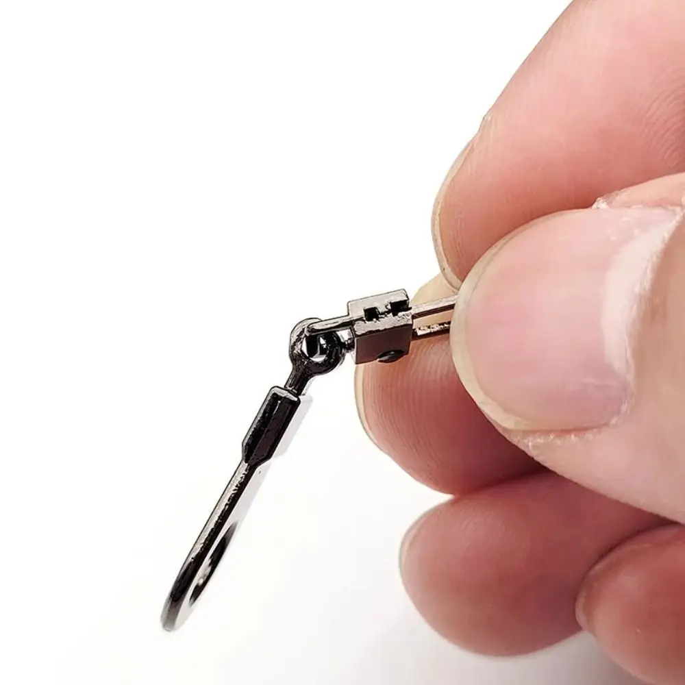 5PCS Metal Zip Puller Replacement Tab Zipper Sliders Head Zipper Head Detachable Backpacks Purses Repair Sewing Accessories