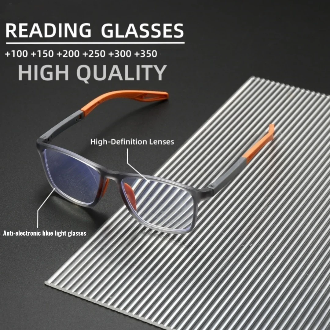 8-pay Value Pack of Reading Glasses Fashionable Two-tone Glasses for Men and Women Magnifying Glasses