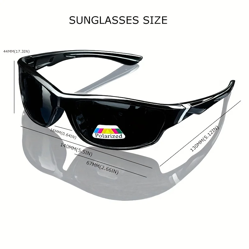 1/3PCS Vintage Sports Sunglasses Men Women Fishing Running Cycling Mountaineering Sport Man Sun Glasses Anti-Glare UV400