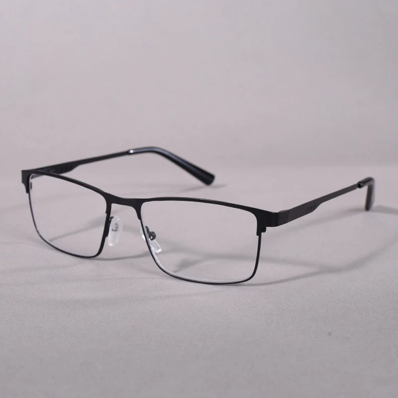 Anti Blue Light Reading Glasses Men High Quality Full-frame Diopter Glasses Business Male Presbyopic Eyeglasses +100+200