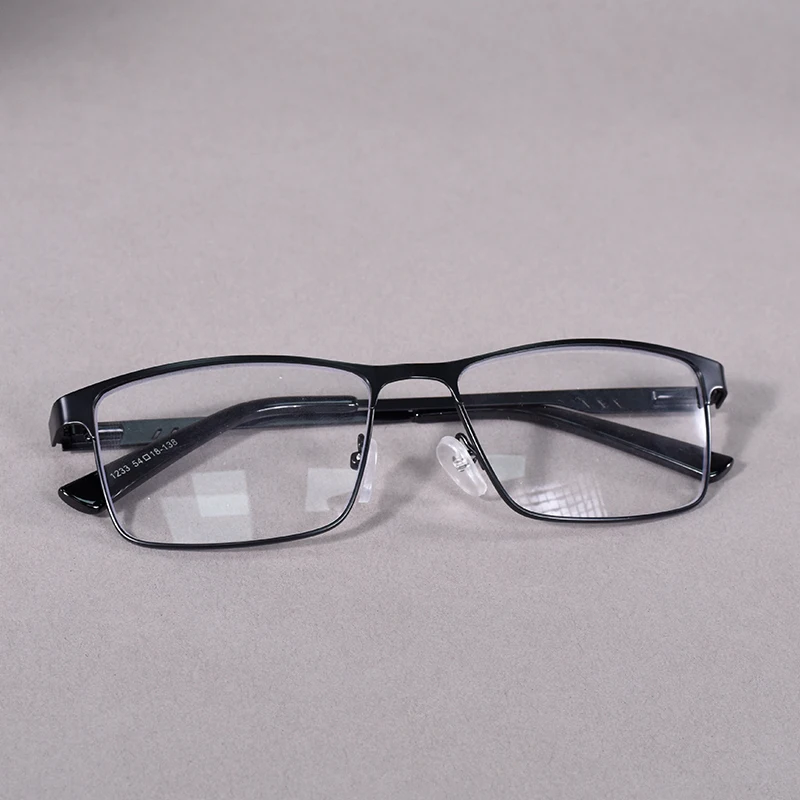 Anti Blue Light Reading Glasses Men High Quality Full-frame Diopter Glasses Business Male Presbyopic Eyeglasses +100+200