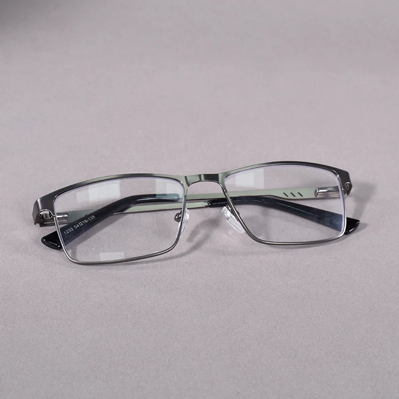 Anti Blue Light Reading Glasses Men High Quality Full-frame Diopter Glasses Business Male Presbyopic Eyeglasses +100+200