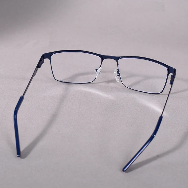 Anti Blue Light Reading Glasses Men High Quality Full-frame Diopter Glasses Business Male Presbyopic Eyeglasses +100+200
