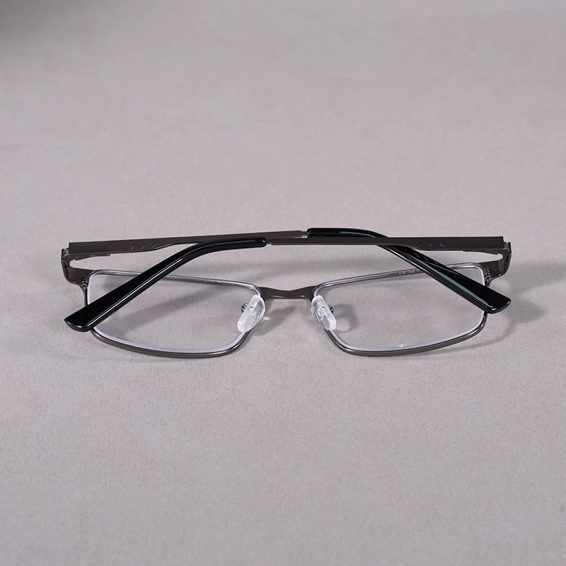 Anti Blue Light Reading Glasses Men High Quality Full-frame Diopter Glasses Business Male Presbyopic Eyeglasses +100+200