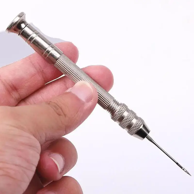 Leather Sewing Awl Set Replaceable Multifunctional Shoes Repair Tool Kit Punch Stitching Needles DIY Sewing Leathercraft