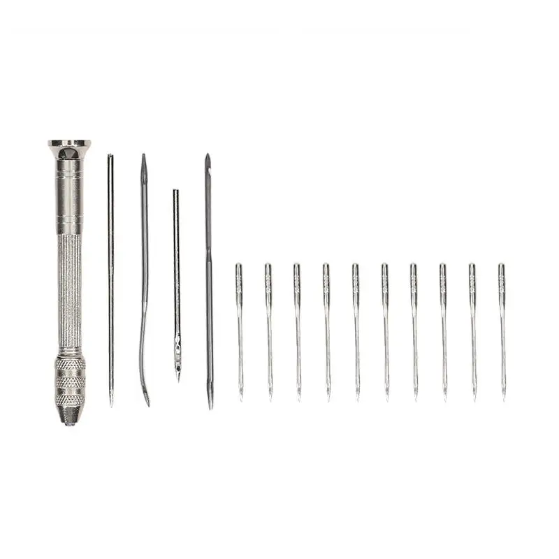 Leather Sewing Awl Set Replaceable Multifunctional Shoes Repair Tool Kit Punch Stitching Needles DIY Sewing Leathercraft