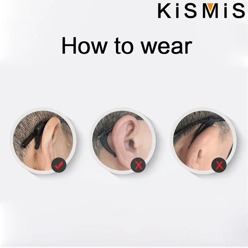 5 Pairs Silicone Glasses Ear Hooks Anti Slip Eyeglass Temple Tips Holder for Men Women Kids Accessories