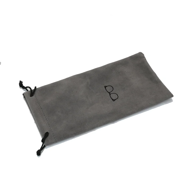 Fashion Portable Glasses Case Eyewear Accessories Soft Eyeglasses Bag Sunglasses Bags Solid Color Drawstring Pouch Bags