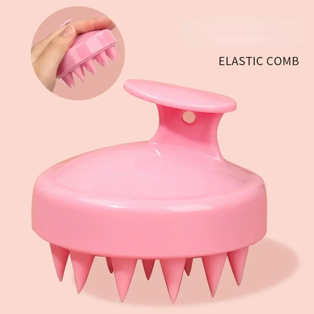 WANMEI Silicone Shampoo Brush Head Scalp Massage Comb Hair Washing Combs Bath Shower Body Massage Brushes Hair Care Tools