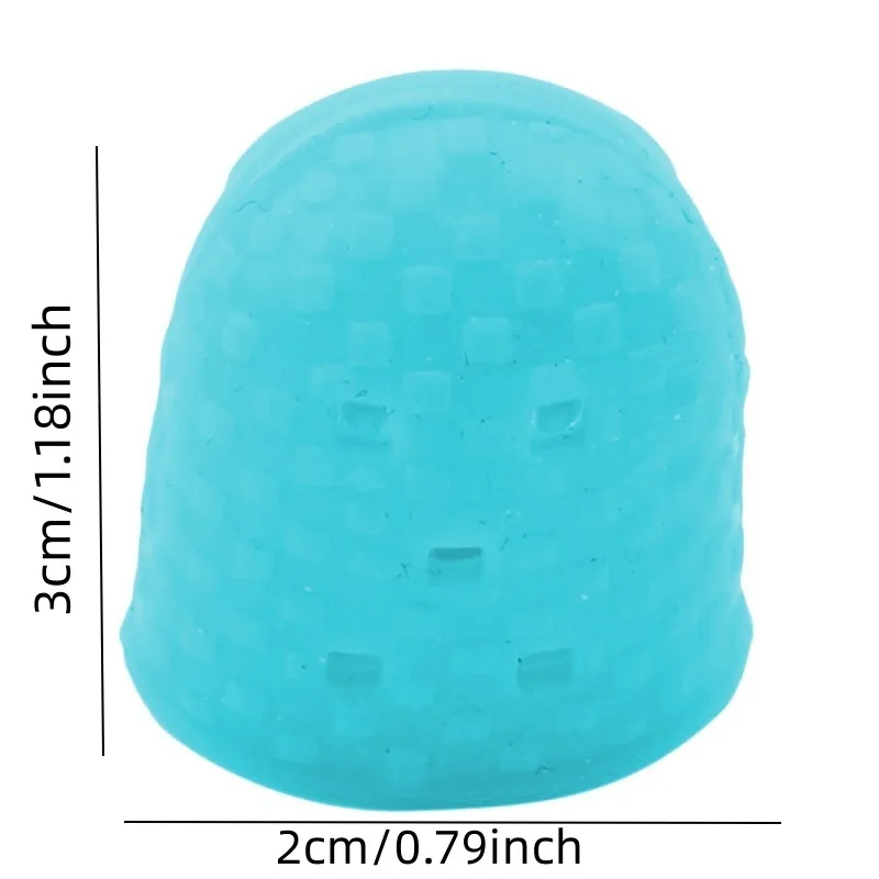 Sewing Thimble Breathable Protective Silicone Finger Thimble Finger Cover Caps Quilting Sewing Needlework Craft NEW