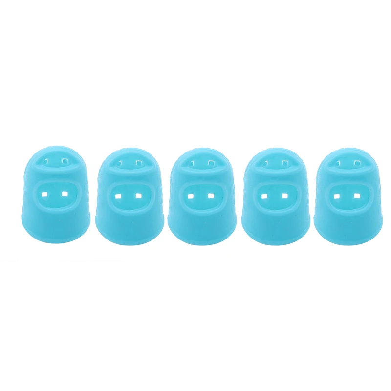 Sewing Thimble Breathable Protective Silicone Finger Thimble Finger Cover Caps Quilting Sewing Needlework Craft NEW