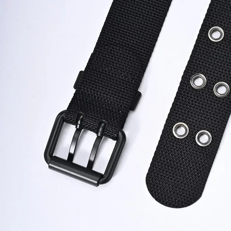 Big Size 120-140cm New Men Breathable Nylon Fabric Belt outdoor sport Belt Pin Buckle Trousers Jeans Belt Men Tactical Belt