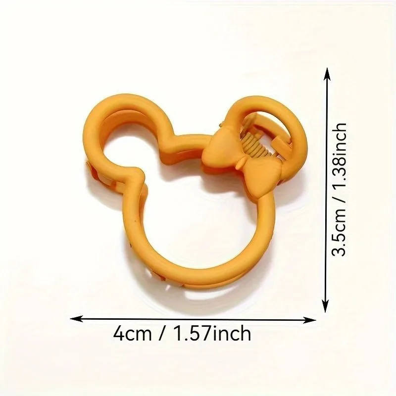 5/10pcs Mickey Ear Shaped Hair Clips Hollow Geometric Accessories Cartoon Headpieces Holiday Party Gifts Hair Accessories