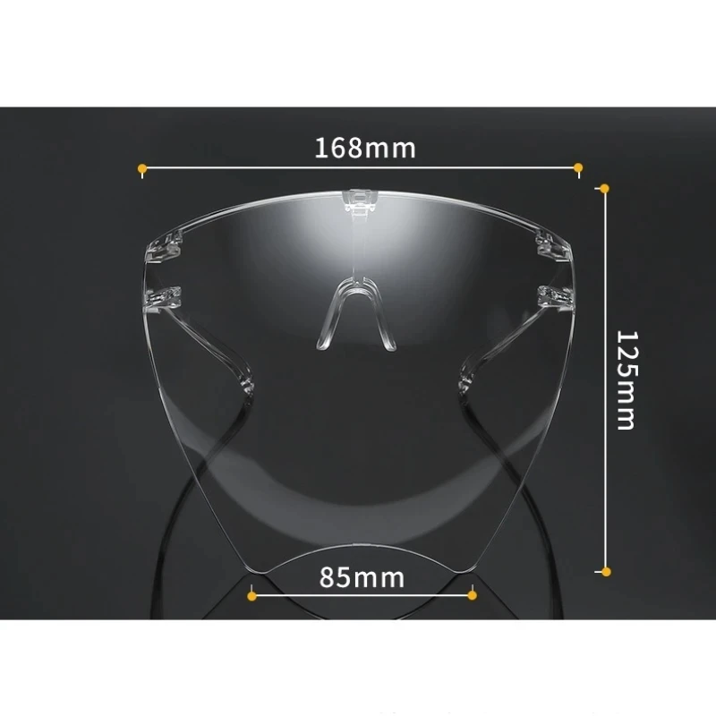 Full Face High-definition Transparent Anti Fog Anti Splash Protective Mask High Transparency Goggles Nail Art Tool