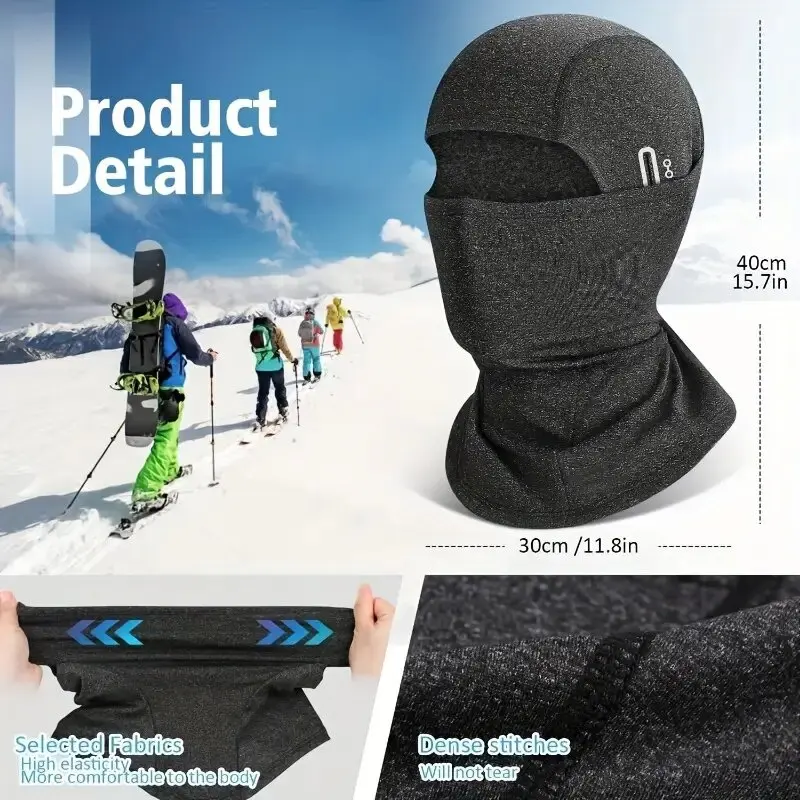 Thermal Winter Balaclava Cycling Full Face Mask Warm Outdoor Sports Motorcycle Ski Fishing Hunting Mask Fleece Scarf Cap Bandana