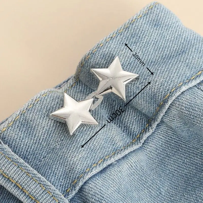 Lazy Person Adjustable Seamless Invisible Waist Buckle Jeans Waist Tightening Tool