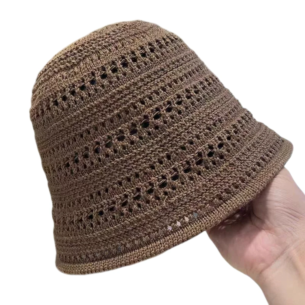 Summer Sun Protection Fishing Hat Season: Hollow and lightweight Sun Hat, Sun Hat with Bucket Shape Suitable for Both