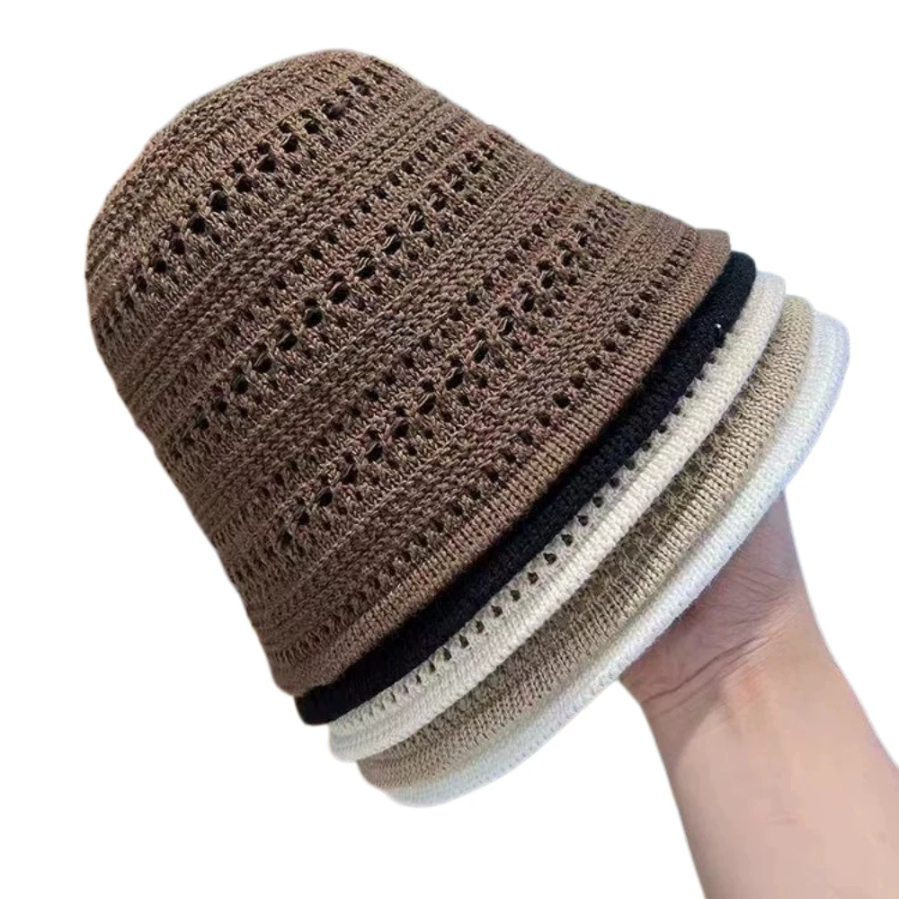 Summer Sun Protection Fishing Hat Season: Hollow and lightweight Sun Hat, Sun Hat with Bucket Shape Suitable for Both
