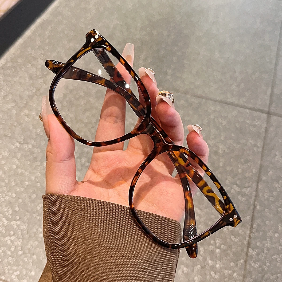 1Pc/3Pcs/4Pcs Unisex Square Frame Blue Light Blocking Glasses - Stylish Campus Look, Face-Flattering Optical Eyewea