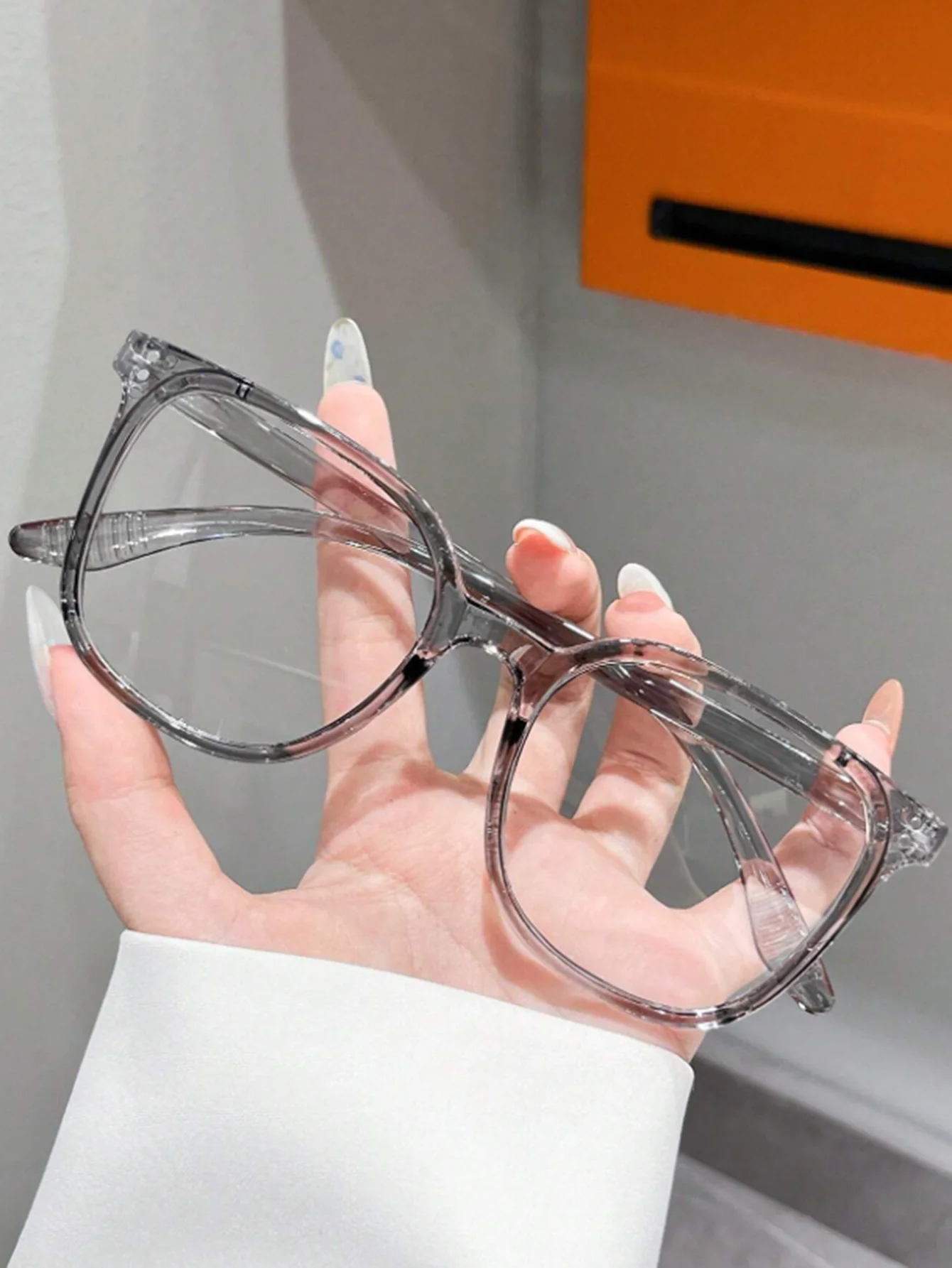1Pc/3Pcs/4Pcs Unisex Square Frame Blue Light Blocking Glasses - Stylish Campus Look, Face-Flattering Optical Eyewea
