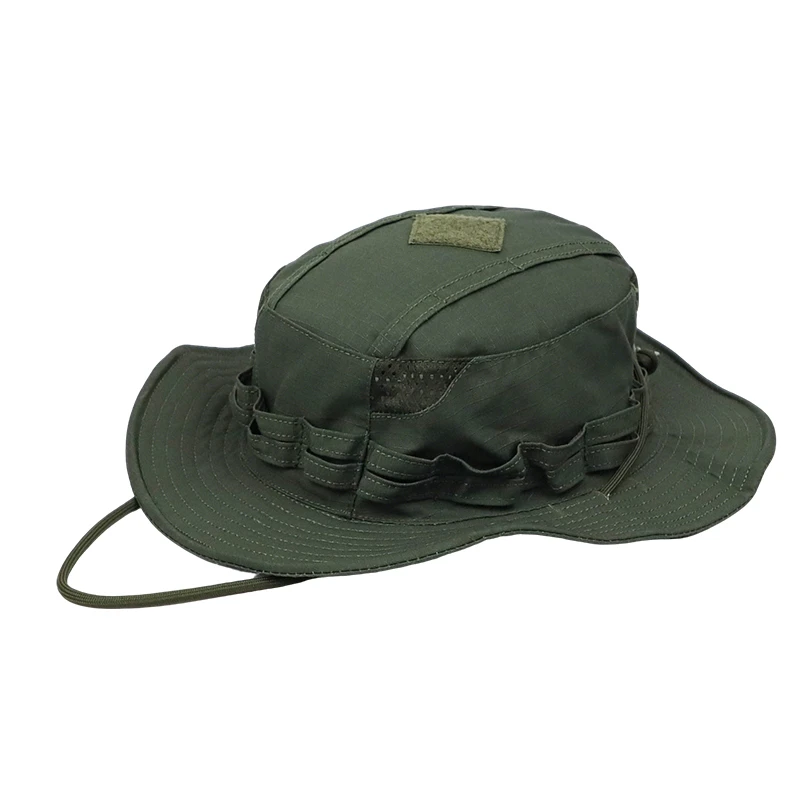 2026 New Camo Tactical Enthusiasts Square Pocket Bonnie Cap Outdoor Bucket Benny Hats Multicam Fishing Hiking Outdoor Sun Caps