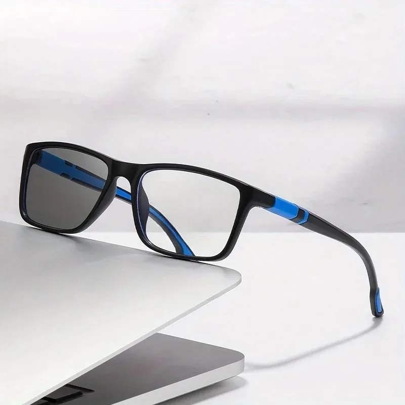 +0.5 +0.75 Photochromic Ultra Light Anti Blue Light Reading Glasses Intensity Suitable for Sports and Outdoor Activities