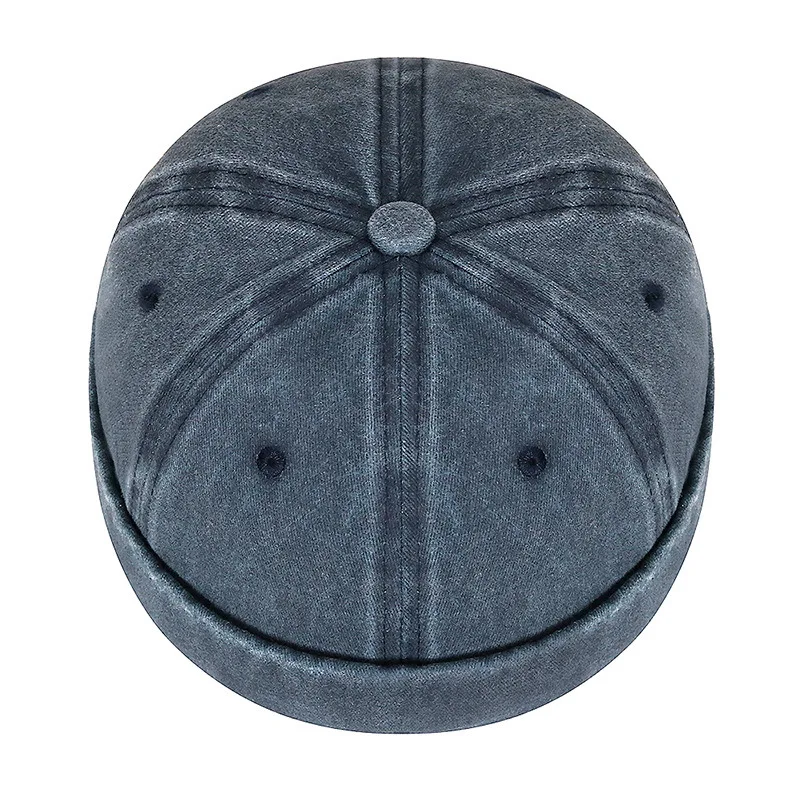 Street-style Soft-top Washed Hip-hop Cap - Unisex & Versatile Farmer's Hat