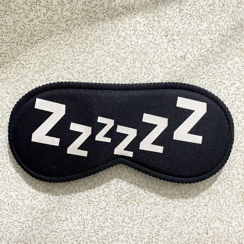 Sleeping Cute Mask Cartoon Pattern Cover Slaapmasker Blockout Eye Comfort Blindfold Concave Light with Women Men Aid Eye Travel