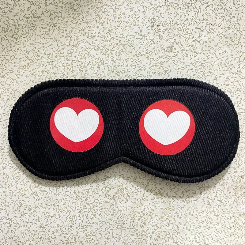 Sleeping Cute Mask Cartoon Pattern Cover Slaapmasker Blockout Eye Comfort Blindfold Concave Light with Women Men Aid Eye Travel