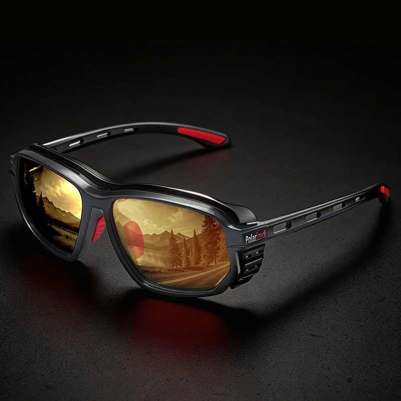 Fishing Polarized Sunglasses Men Women Anti Impact Safety Glasses Foam Pad Hook Protection UV400 Sports Driving Fishing Eyewear