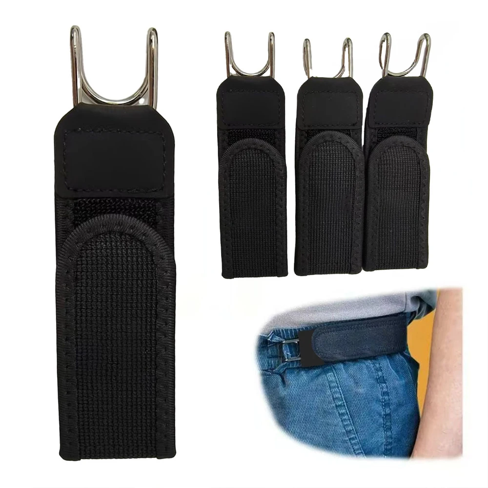 Adjustable Buckleless Belt for Men Hook Elastic Waist Buckle Free Waist Belt Tactical Casual No Buckle Invisible Belts Men Gift
