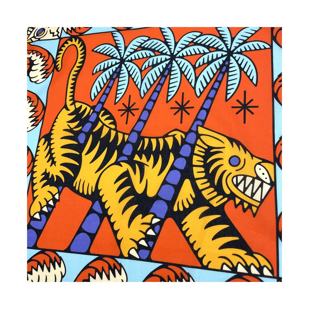 High Quality Skull Chimpanzees Print Cashew Hip Hop Cotton Square Bandana Scarf Riding Headband Paisley Gifts For Men Unisex
