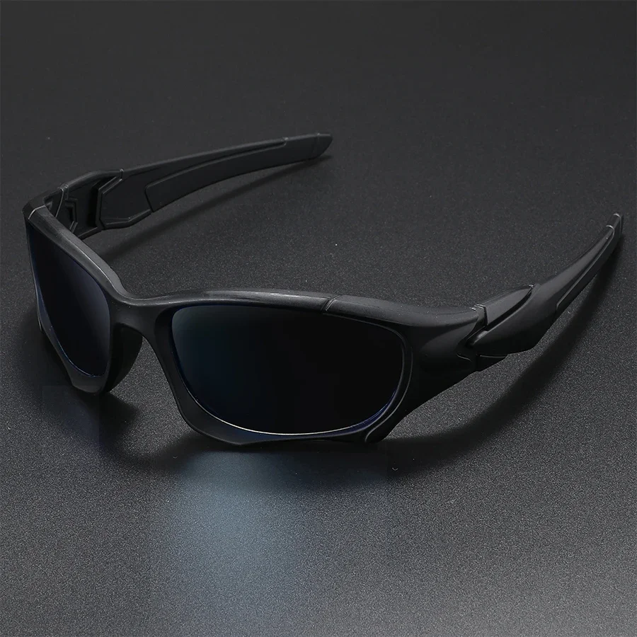 New Outdoor Sports Polarized Sunglasses Men Curve Cutting Frame Stress-Resistant Lens Shield Sun Glasses Wome Driving