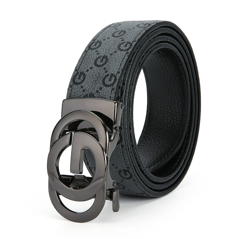 Top Genuine Leather and Cowhide Material Men's Belt Fashion Casual Luxury Brand Men's Belt Jeans Versatile Design Belt Men