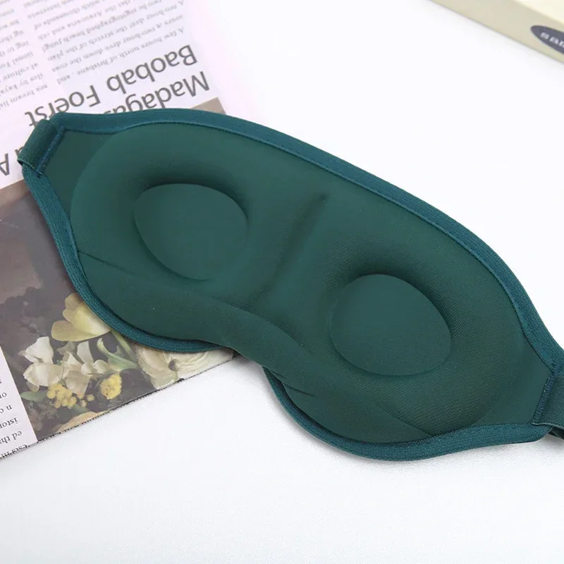 Breathable Eyepatch 3D Contoured Cup Blindfold Concave Molded Night Sleep Eye Mask 100% Light Blocking Soft Eye Cover for Travel