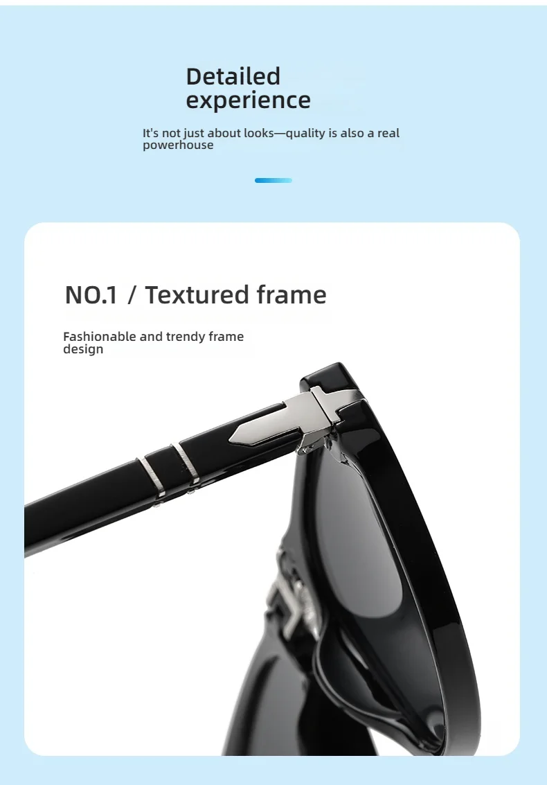 Popular Luxury Designer Folding Pilot Fashion Retro Extra-large Frame Women's Sunglasses UV400 High Quality