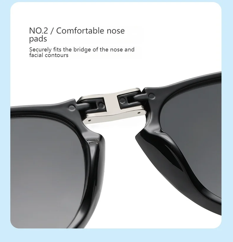 Popular Luxury Designer Folding Pilot Fashion Retro Extra-large Frame Women's Sunglasses UV400 High Quality
