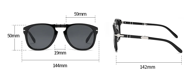Popular Luxury Designer Folding Pilot Fashion Retro Extra-large Frame Women's Sunglasses UV400 High Quality