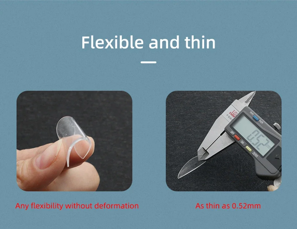BEGREAT 2pcs Stick-on Reading Glasses Lens Liquid Silicone Bifocal Presbyopic Lenses Magnification Bifocal Lenses +100 to +600
