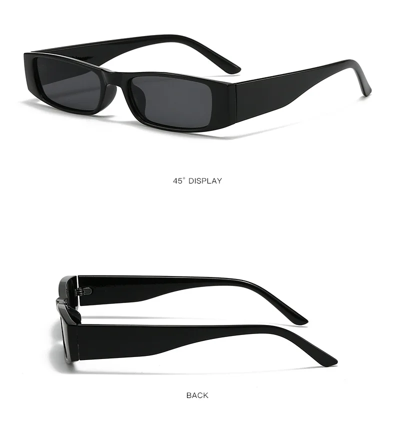 New Vintage Square Sunglasses Women Men Brand Rectangle Sun Glasses Female Oval Eyewear Sunglasses for Male Female Eyeglasses