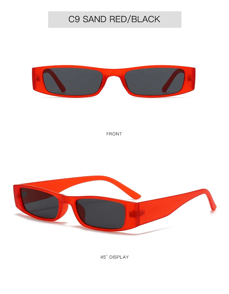 New Vintage Square Sunglasses Women Men Brand Rectangle Sun Glasses Female Oval Eyewear Sunglasses for Male Female Eyeglasses