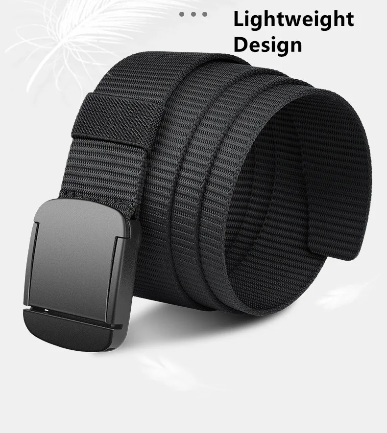 Military Automatic Buckle Nylon Belt Outdoor Hunting Multifunctional Tactical Canvas Belt High Quality Men And WomenBelt