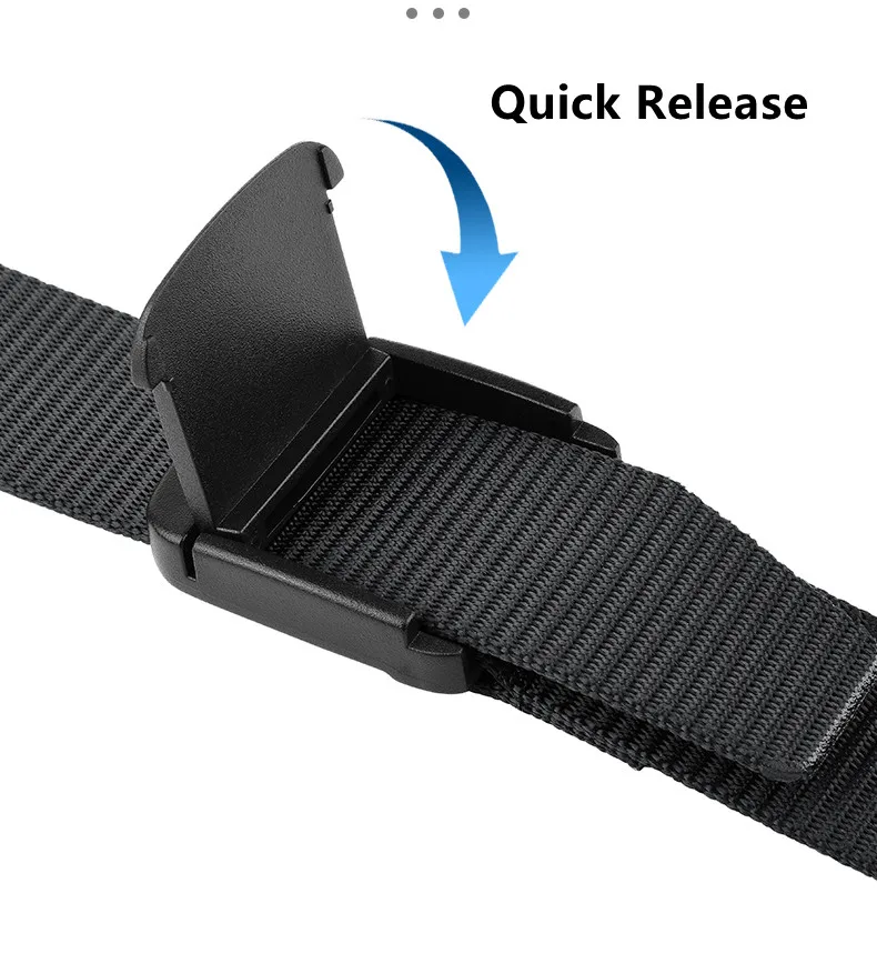 Military Automatic Buckle Nylon Belt Outdoor Hunting Multifunctional Tactical Canvas Belt High Quality Men And WomenBelt