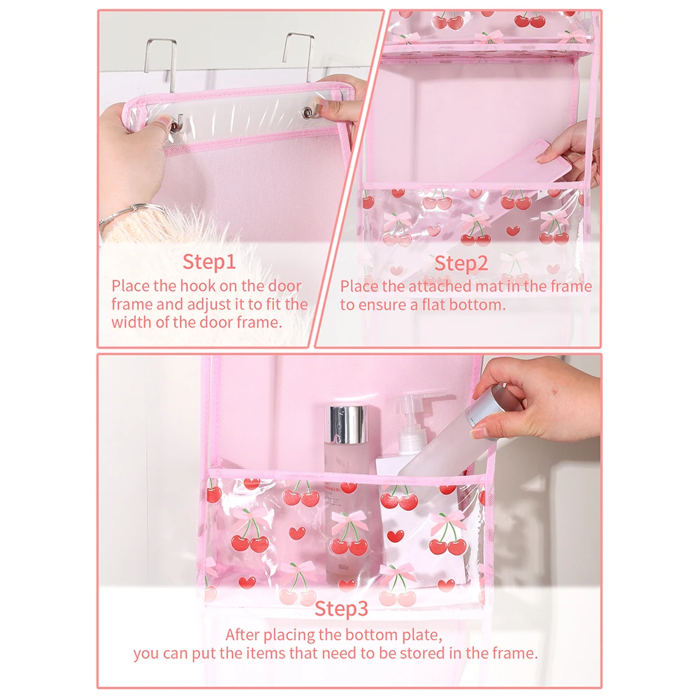 4/6-Tier Hanging Storage Bag Foldable Organizer Over-The-Door Holder For Hair Accessories Snacks Toys Clothes Storage Holder