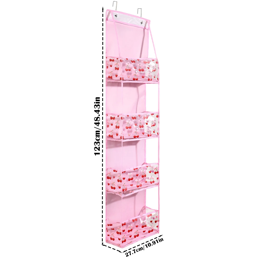 4/6-Tier Hanging Storage Bag Foldable Organizer Over-The-Door Holder For Hair Accessories Snacks Toys Clothes Storage Holder