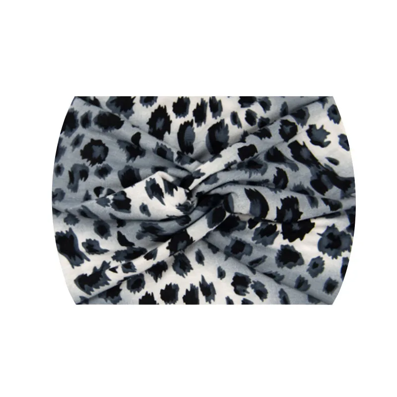 Widening 18CM Stretch Printed Sports Sweatband Headband Headscarf Hairband Hair Tie Hair Accessories