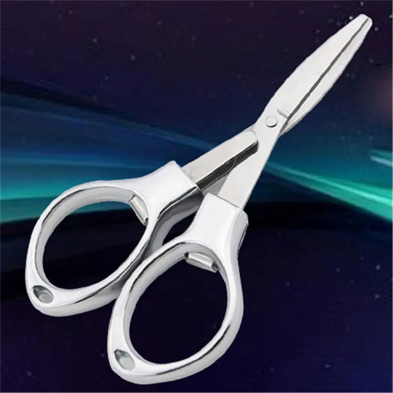 Foldable Stainless Steel Vintage Scissors Sewing Fabric Cutter Embroidery Cute Scissors Tailor Scissor Thread Sewing Tools NEW