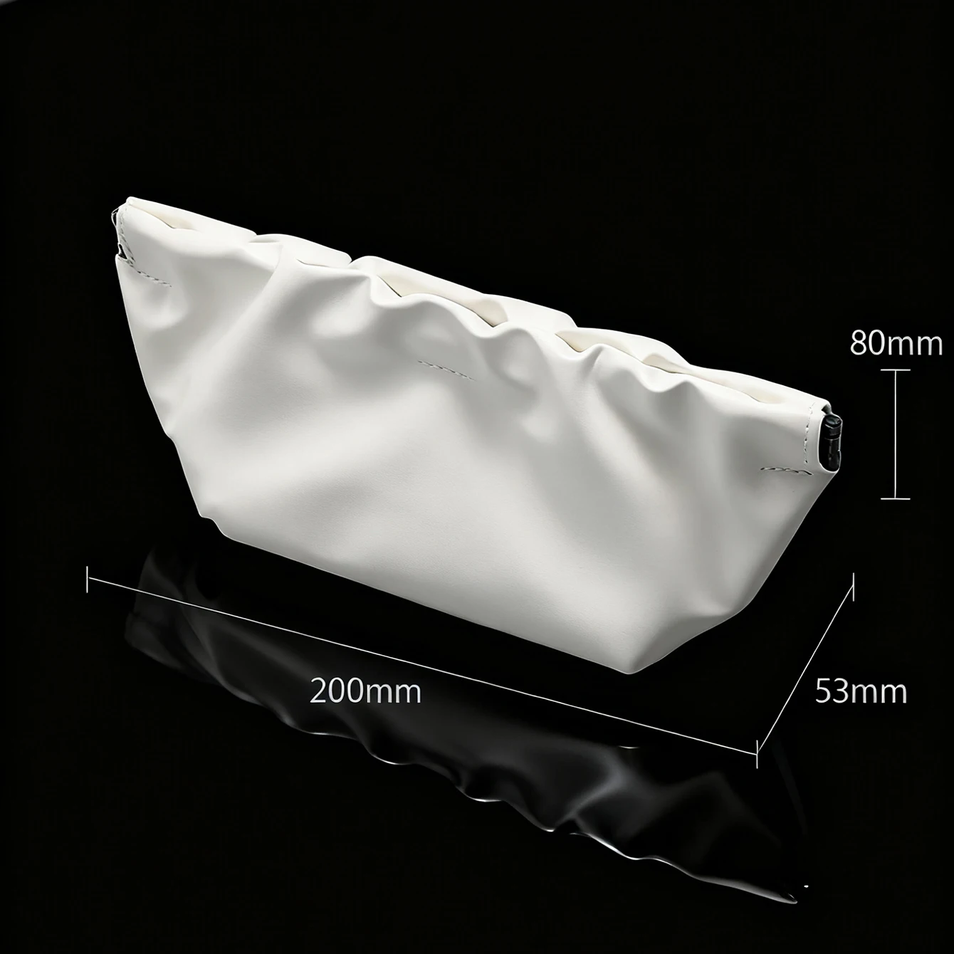 1pc Portable Trendy Spring Cloud-Shaped Glasses Case Large Capacity PU Leather Sunglasses Bag For Women's Fashion Storage Bag Bo