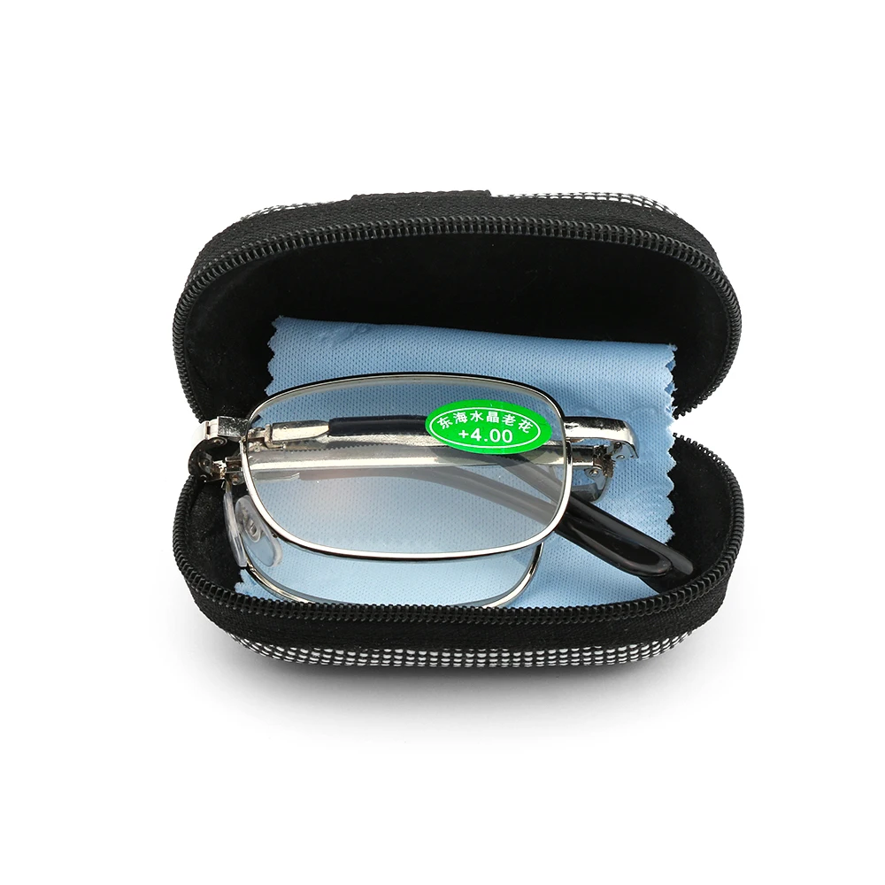 Retro Design Reading Glasses Men Women Folding Spectacles Spectacles Frame Silver Metal Glasses +1.0 +1.5 +2.0 +2.5 +3.0 +3.5 +4